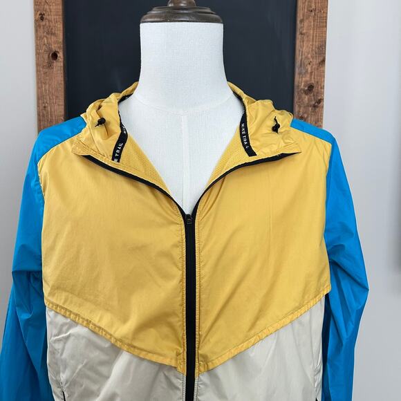 Nike Windrunner Solar Flare Trail Jacket Mens L Hooded Colorblock Windbreaker - Picture 5 of 16
